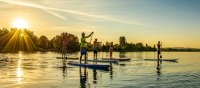 Stand Up paddling auf dem Sempachersee
